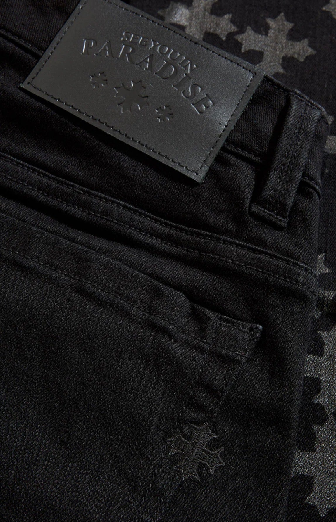 Jordan Craig x See You in Paradise Skinny Stacked Jeans (Black)