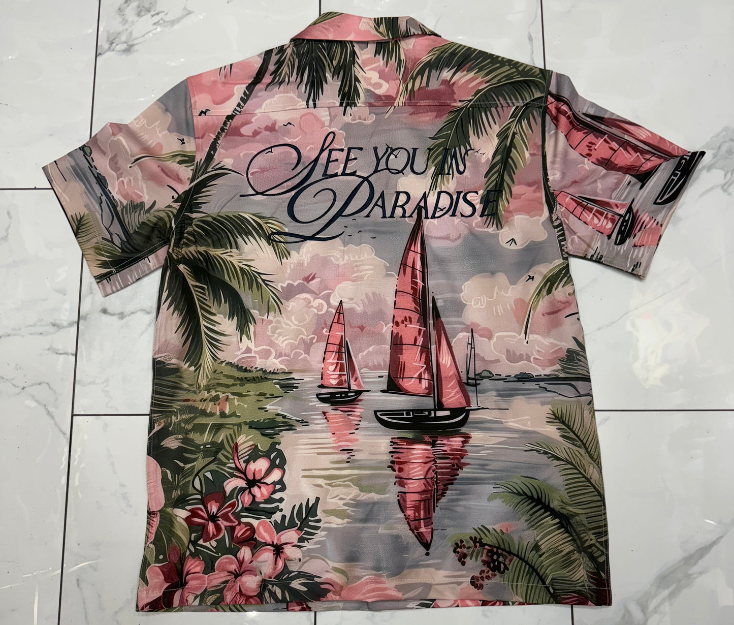 Jordan Craig Wanderlust S/S Party Shirt (Palm Spring ) U