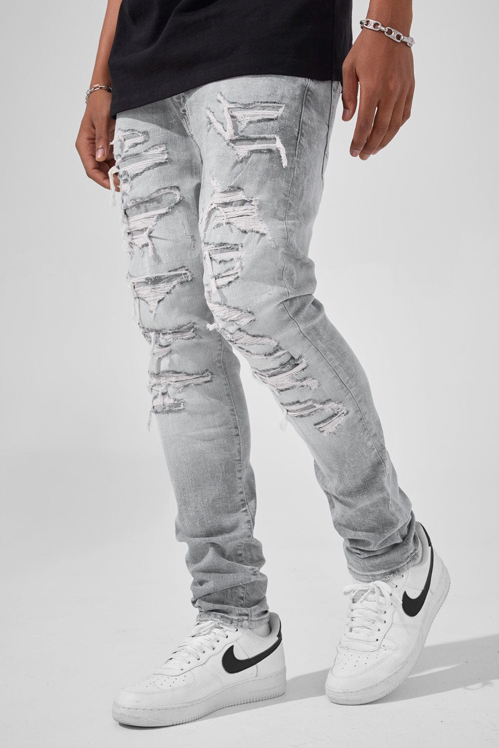 Jordan Craig Alkaline Denim Slim Taper Fit Jeans (Cement Wash)