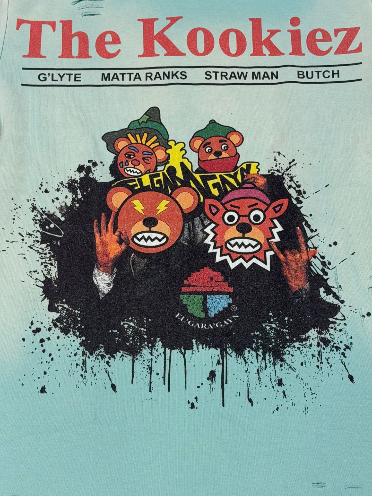El Gara Gayn Kookiez Teal T-Shirt