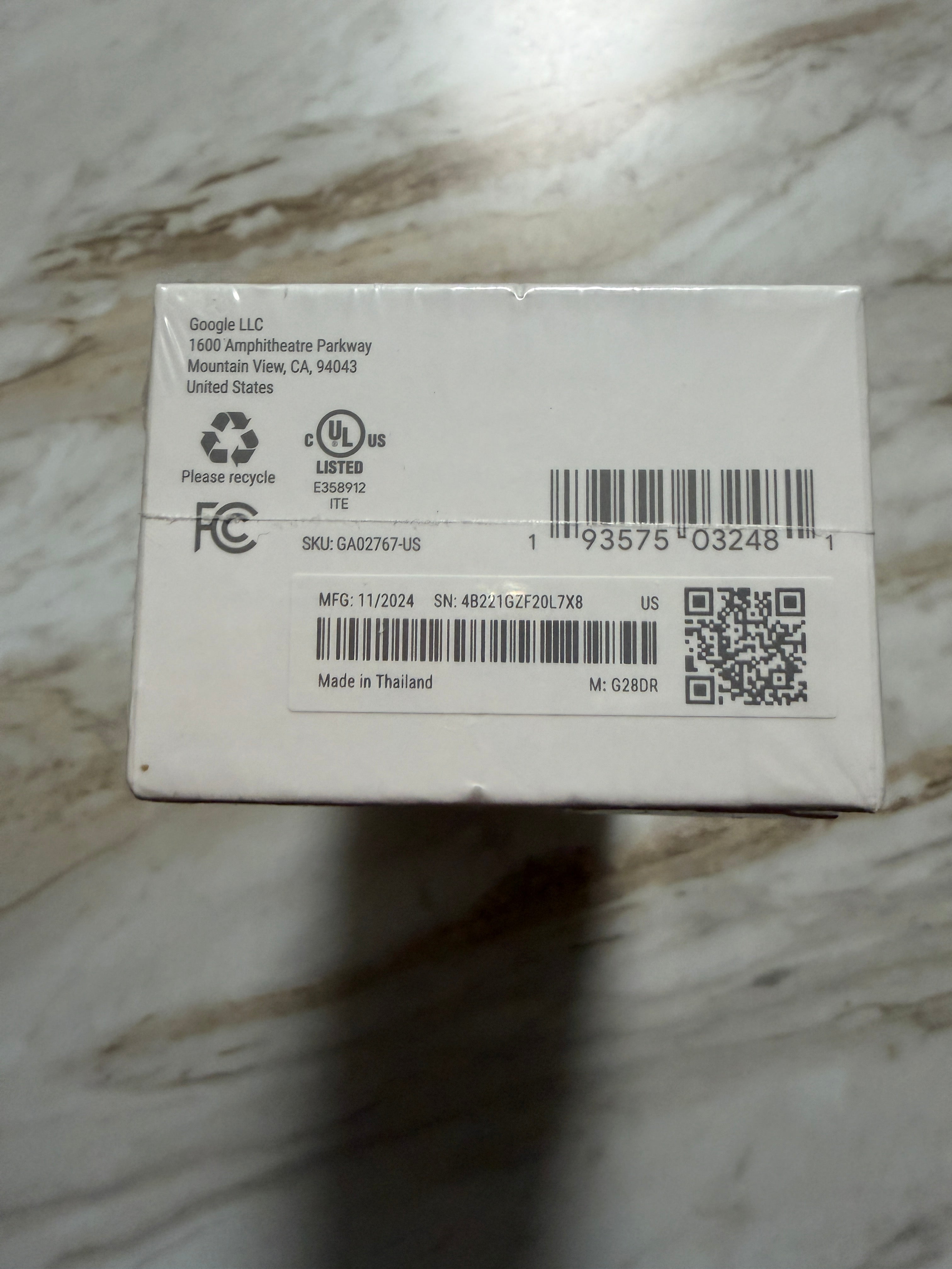 Google Nest Doorbell-Wired (Snow) – Get Fly NYC