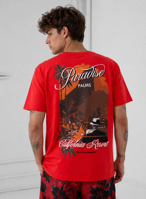 Jordan Craig x See You In Paradise Graphic Paradise Palms T-Shirt (Chicago)