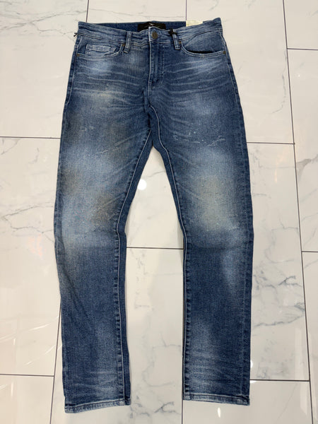 Jordan Craig Sean Fit Slim Fit Super Stretch Tapered Blue Steel Jeans U