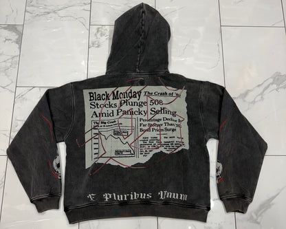 Godspeed Black Monday Hoodie (Grey Wash)