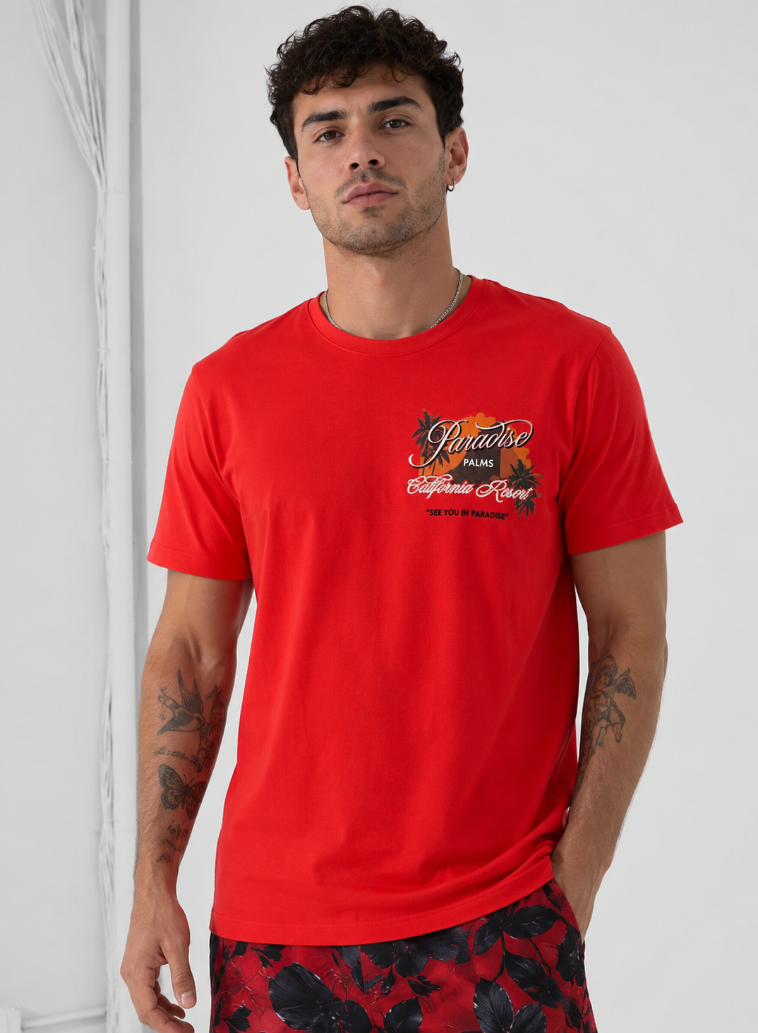 Jordan Craig x See You In Paradise Graphic Paradise Palms T-Shirt (Chicago)