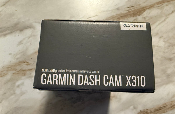 Garmin - Dash Cam X310 4K Touchscreen Dash Cam with a 140-degree Field of View and built-in Clarity Polarizer - Black  (FINAL SALE- NO RETURNS)