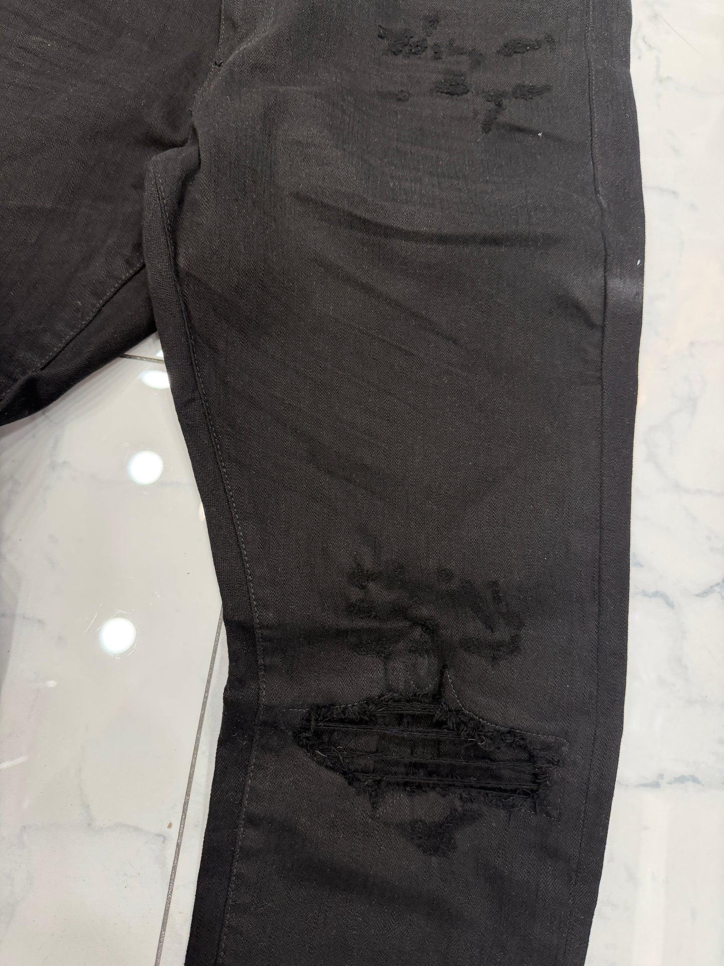 Jordan Craig Sean Fit Slim Fit Tapered Jet Black Jeans U