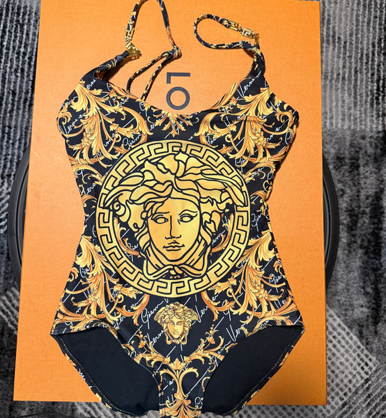 Custom Designer Print Swimsuit U (FINAL SALE)