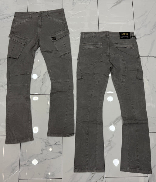 Apprv Denim Stacked Cargo Pants (Multiple Colors)