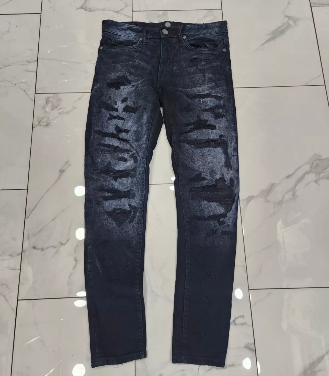 Jordan Craig Martin Skinny Fit  Denim Jeans Midnight Blue U