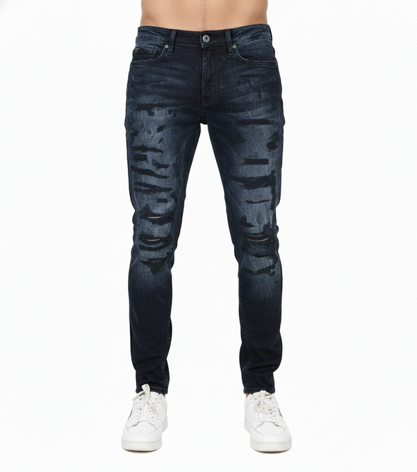 Jordan Craig Martin Skinny Fit  Denim Jeans Midnight Blue U