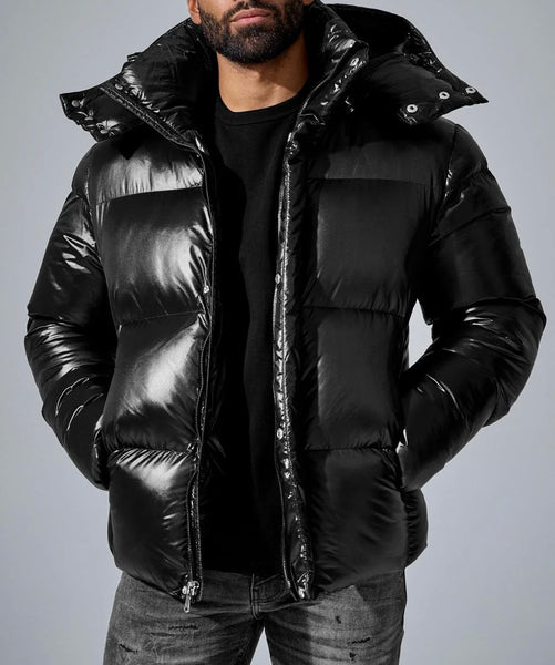 Jordan Craig Black Astoria Bubble Jacket w/ Removable Hood