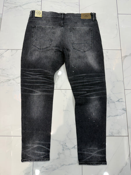 Jordan Craig Sean Fit Slim Fit Super Stretch Tapered Black Ice Jeans U