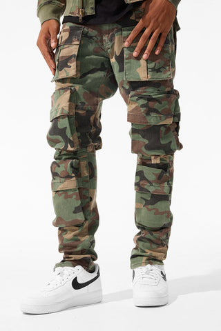 Jordan Craig Camo Mercenary Denim Cargo Pants (Vintage Camo)