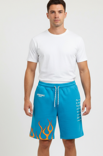 Live Mechanics Blue Shorts