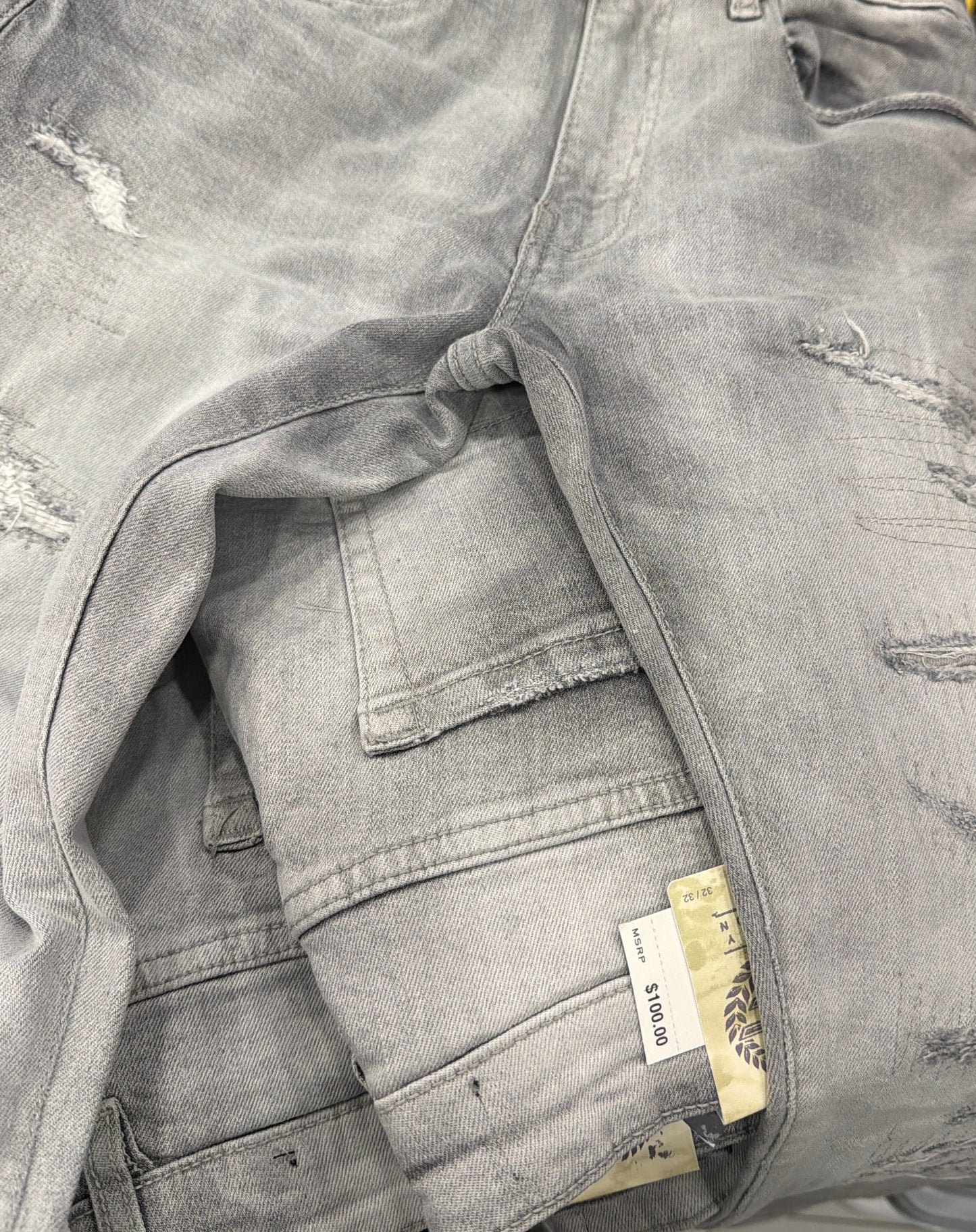 Jordan Craig Alkaline Denim Slim Taper Fit Jeans (Cement Wash)