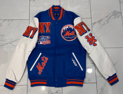 Pro Standard New York Mets Varsity Mash Up Jacket