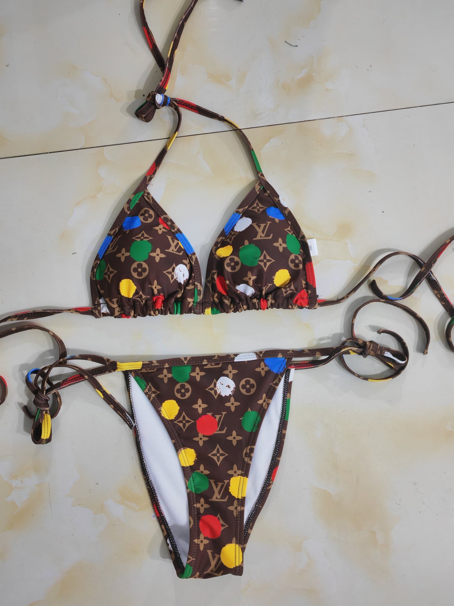 Custom Designer Print Swimsuit U (FINAL SALE)