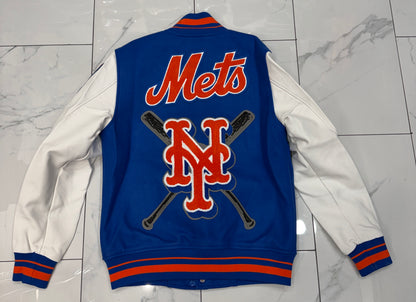 Pro Standard New York Mets Varsity Mash Up Jacket