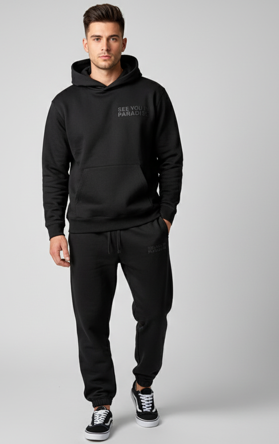 Jordan Craig See You In Paradise Black Sweatsuit U