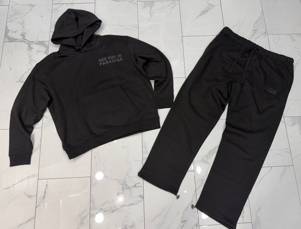 Jordan Craig See You In Paradise Black Sweatsuit U