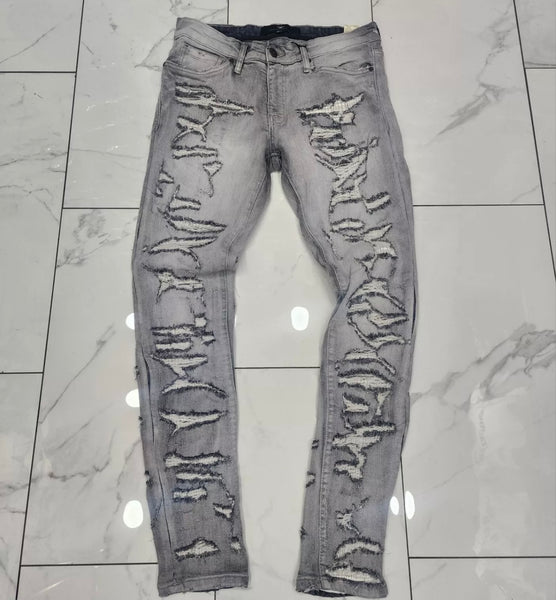 Jordan Craig Sean Fit Frankenstein Denim Jeans Cement Wash