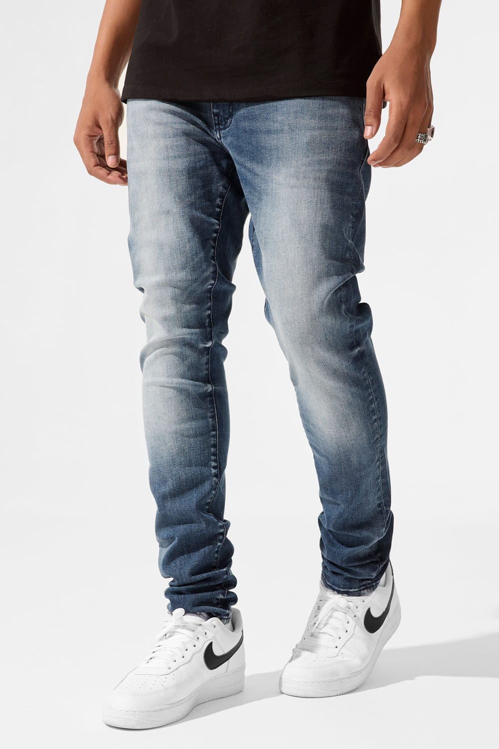 Jordan Craig Monaco Denim Slim Taper Fit Jeans (Blue Charcoal)