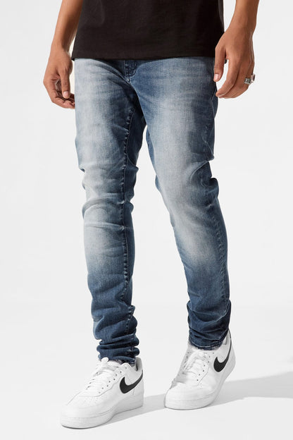 Jordan Craig Monaco Denim Slim Taper Fit Jeans (Blue Charcoal)