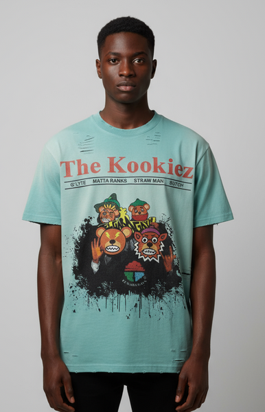 El Gara Gayn Kookiez Teal T-Shirt