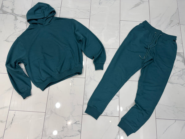 My Favorite French Terry Joggers (Vintage Green) U