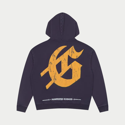 Godspeed Chrome Liberty Zip Up Hoodie (Navy)