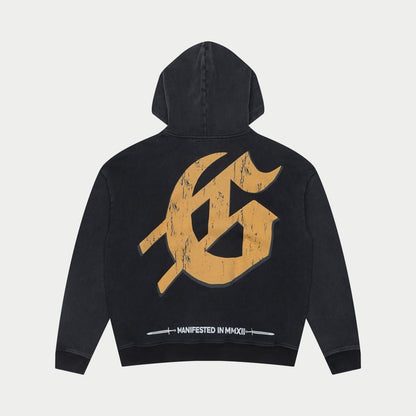 Godspeed Chrome Liberty Zip Up Hoodie (Black Wash)