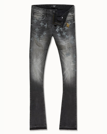 Jordan Craig x See You in Paradise Skinny Stacked Jeans (Black Shadow)
