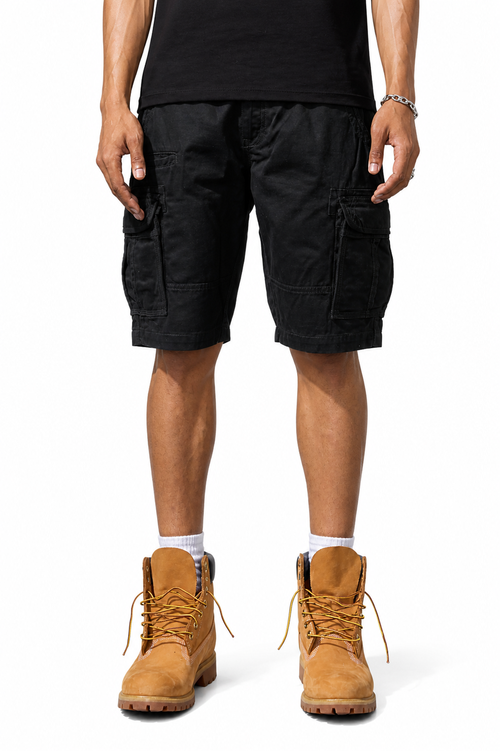 Jordan Craig Xavier Cargo Shorts (Black)