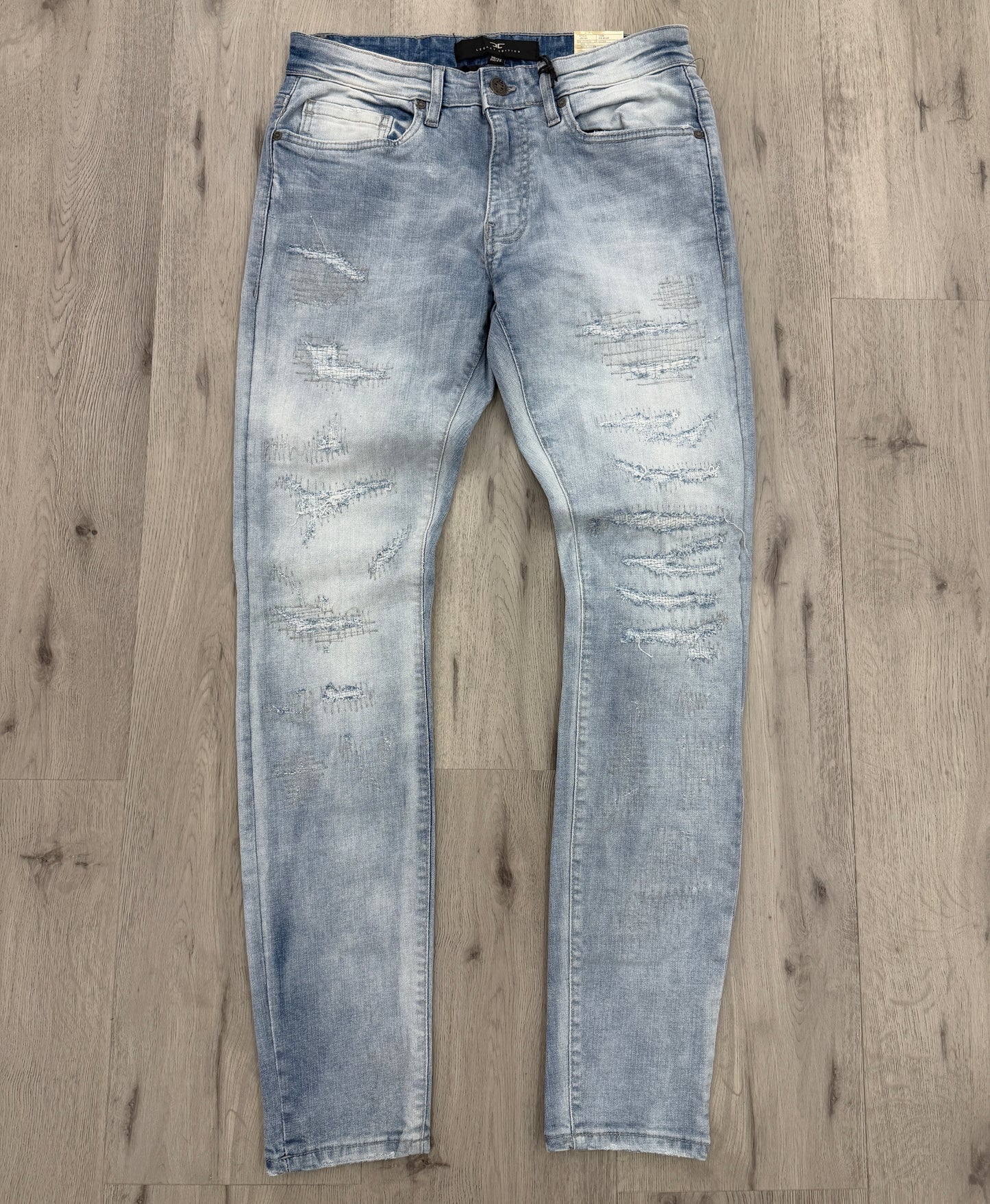 Jordan Craig Ross Fit Skinny Fit Jeans (Ice Blue)