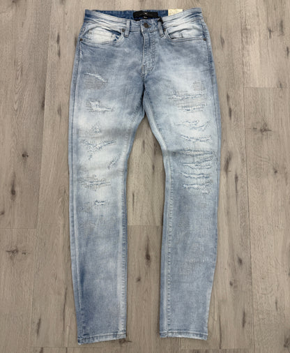 Jordan Craig Ross Fit Skinny Fit Jeans (Ice Blue)