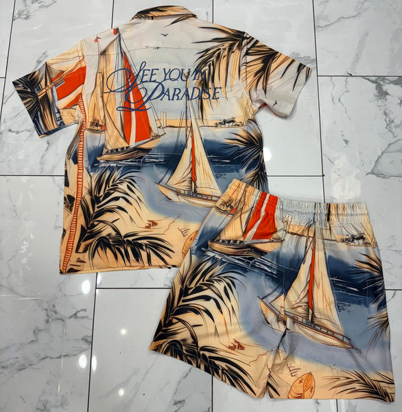 Jordan Craig Wanderlust S/S Party Shirt (Lauderale) U