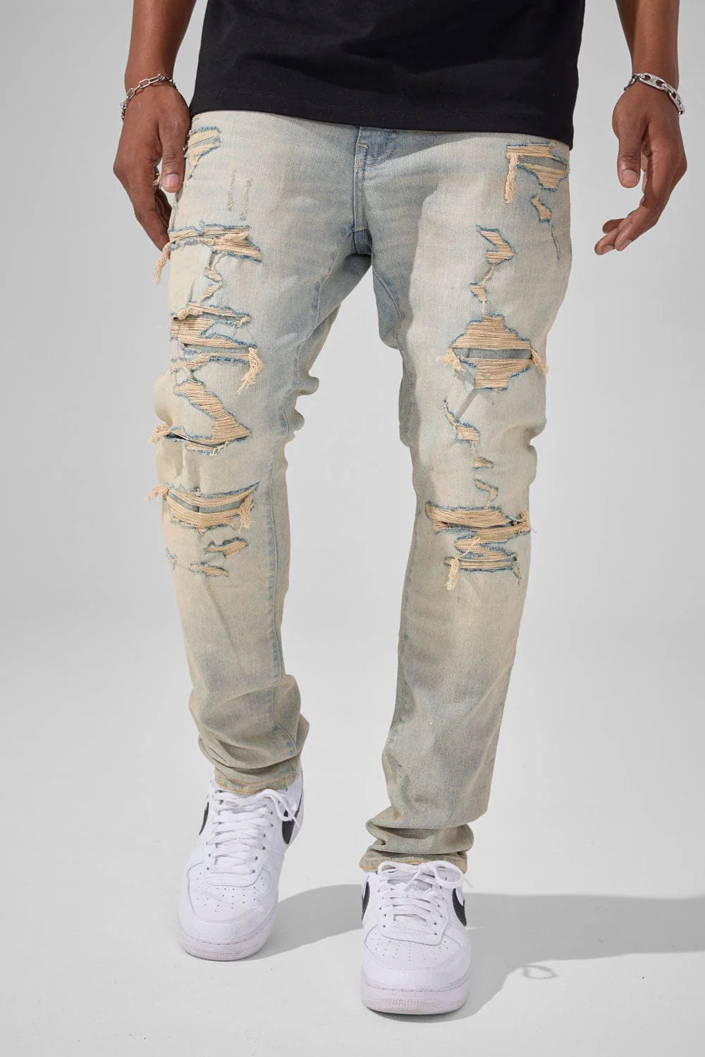 Jordan Craig Newport Denim Slim Taper Fit Jeans (Iced Lager)