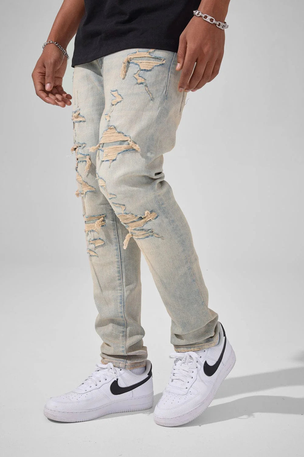 Jordan Craig Newport Denim Slim Taper Fit Jeans (Iced Lager)