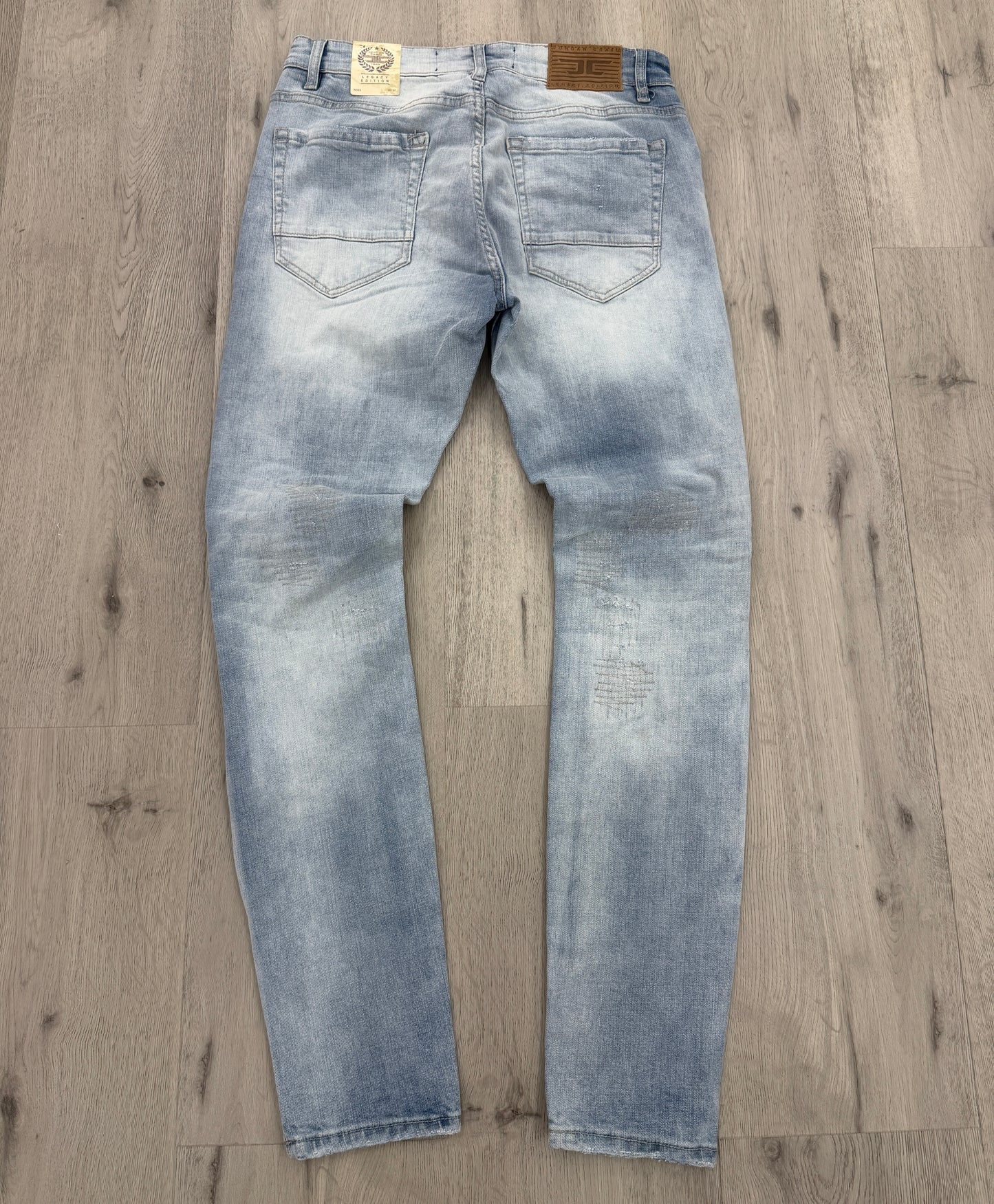 Jordan Craig Ross Fit Skinny Fit Jeans (Ice Blue)