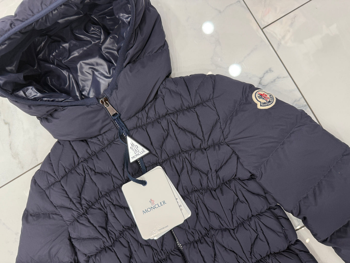 Kids Girls Moncler Laurette Giubbotto Down Puffer Jacket (RETAIL $810)