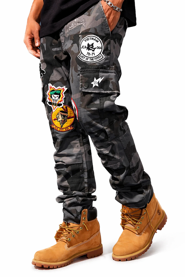 Jordan Craig Xavier-Hellfire Cargo Pants (Black Camo)