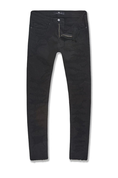 Jordan Craig Sean Fit Gladiator Jet Black Denim Jeans