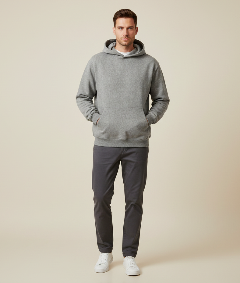 My Favorite French Terry Hoodie (Grey)