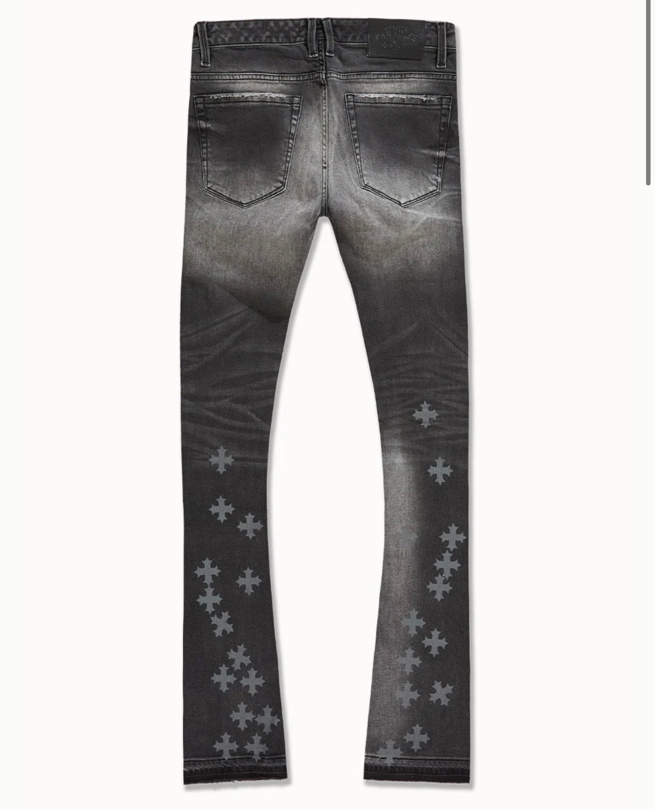 Jordan Craig x See You in Paradise Skinny Stacked Jeans (Black Shadow)