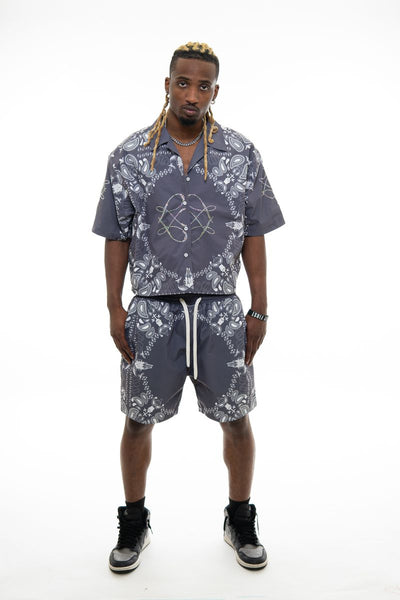 Vie Riche Reversible Paisley Set U