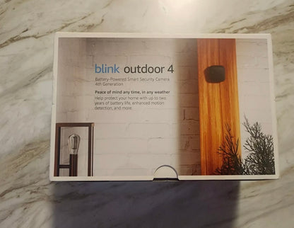 Blink Outdoor 4TH Generation Smart Battery-Powered 5 Camera Security System-NO RETURNS)