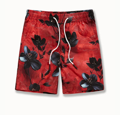 Jordan Craig x See You In Paradise Graphic Paradise Palms Nylon Shorts (Chicago)