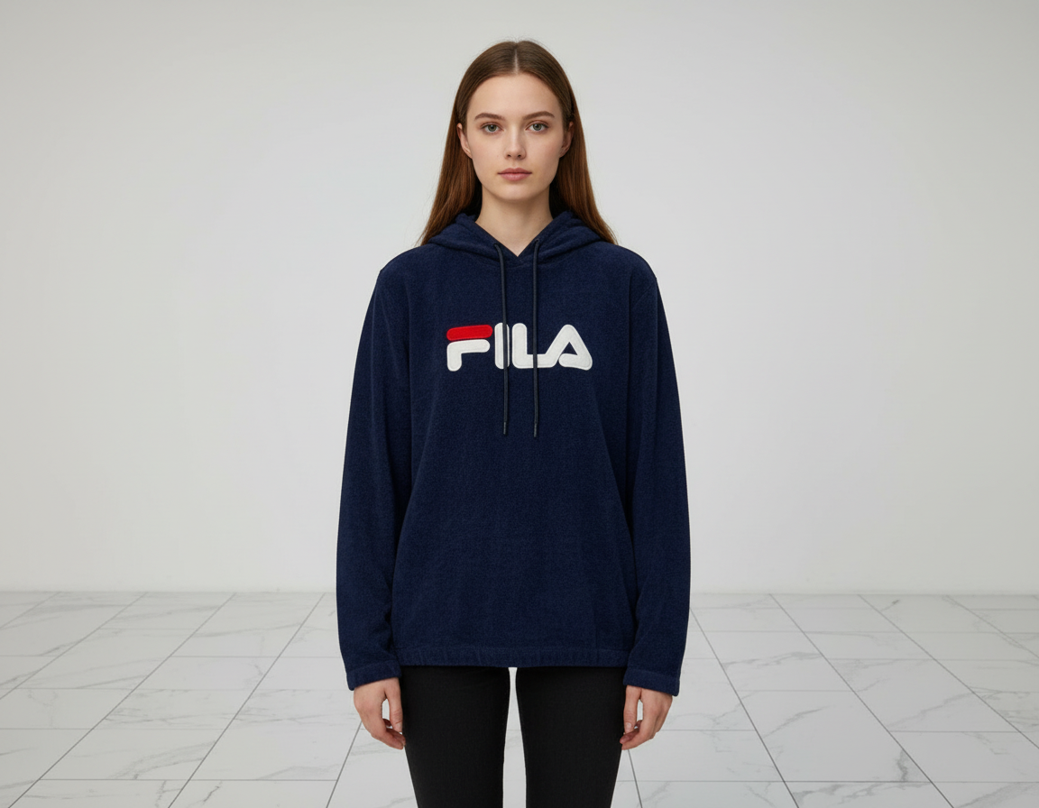 Fila Women’s Velour Spellout Hoodie