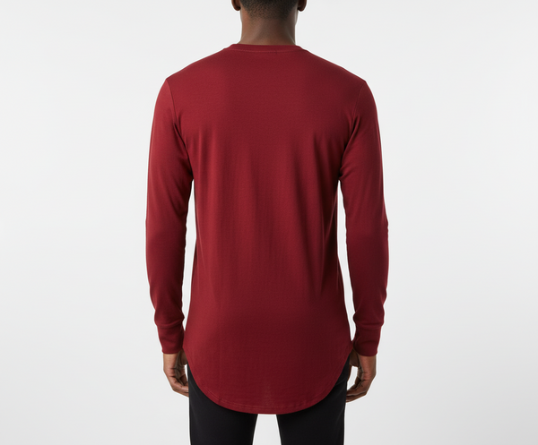 Rise As 1NE Burgundy Long Sleeve Tee U